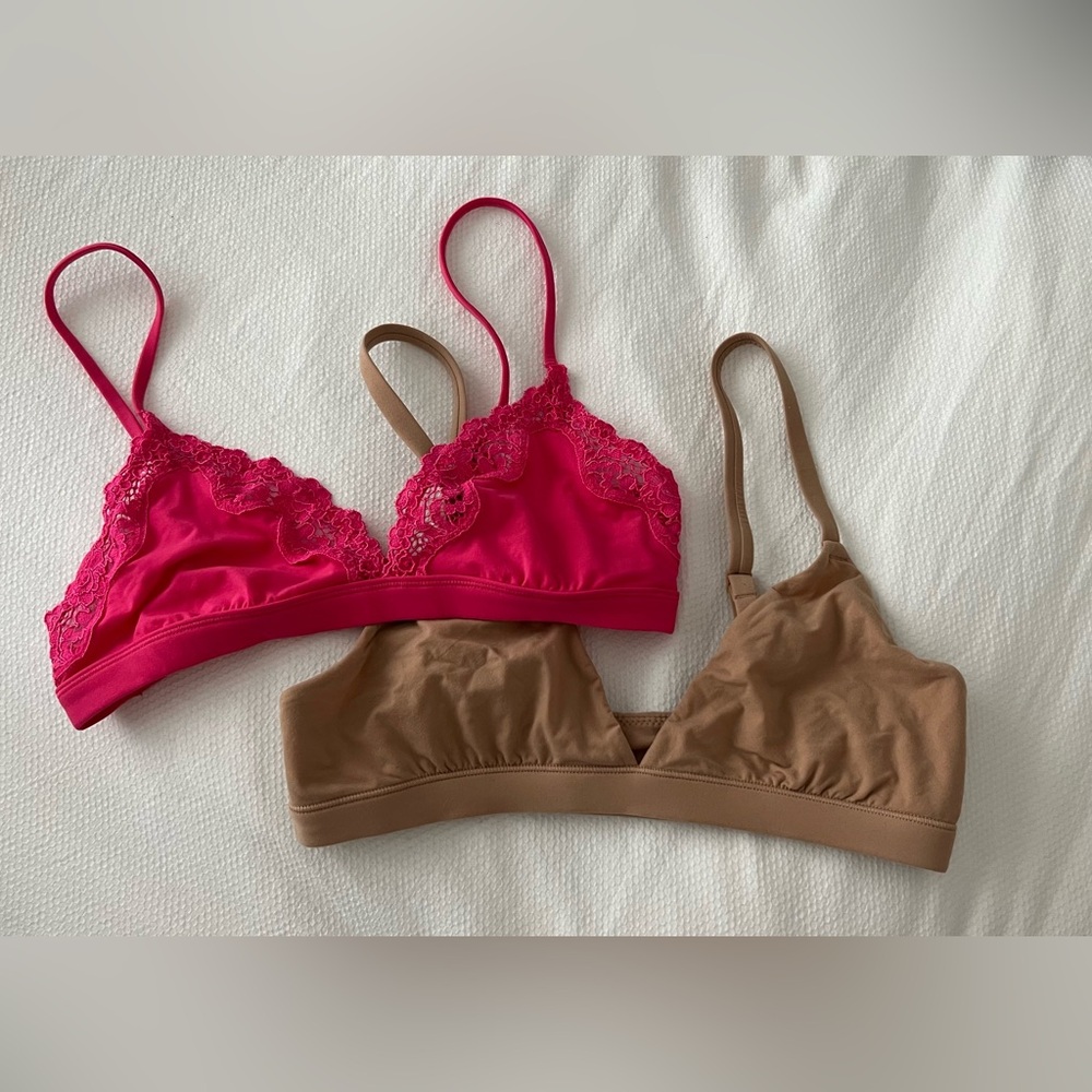 Skims Fits Everybody Triangle Bralettes